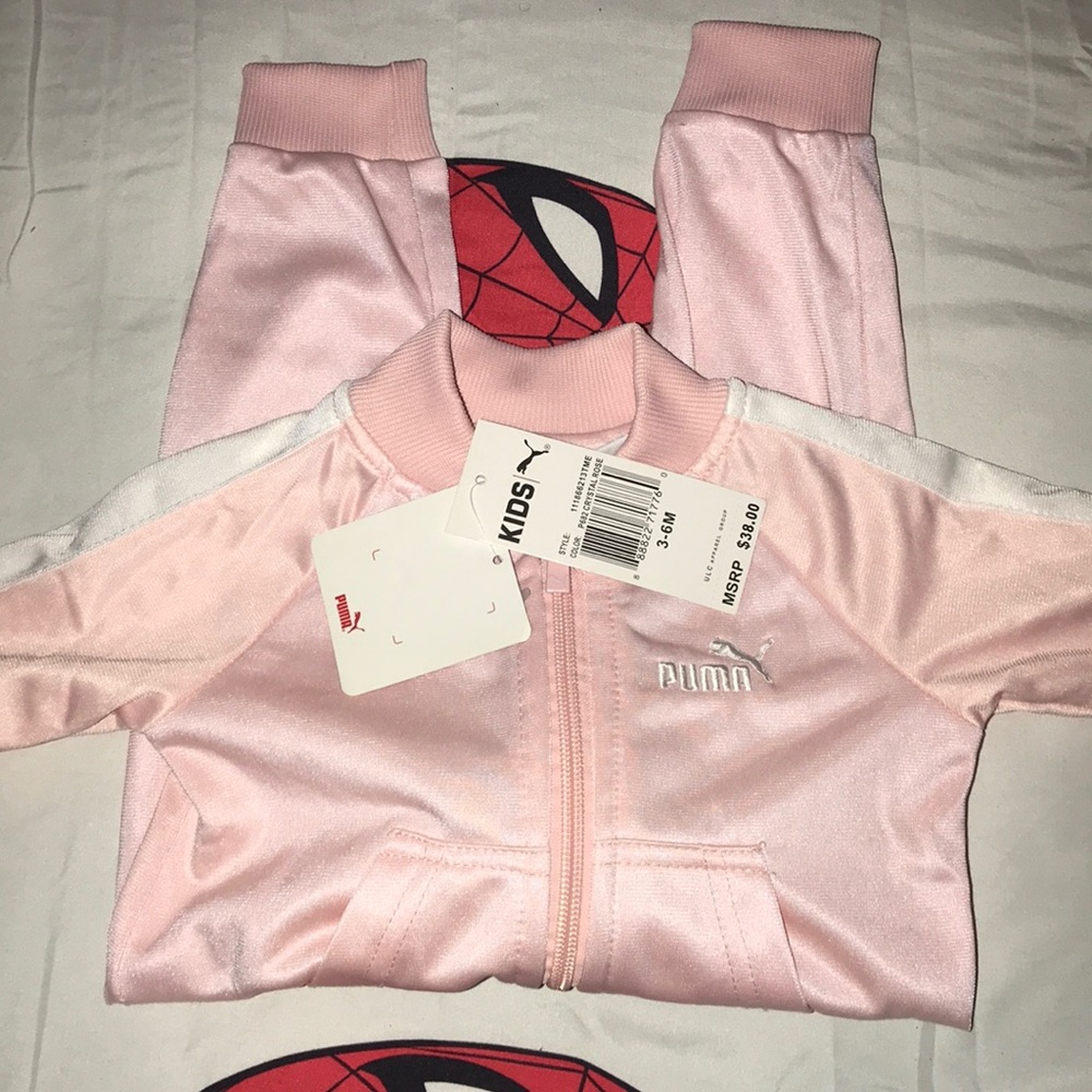 Baby Puma long sleeve jumpsuit